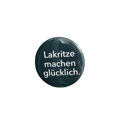 Lakritz Button, Lakritze machen glücklich