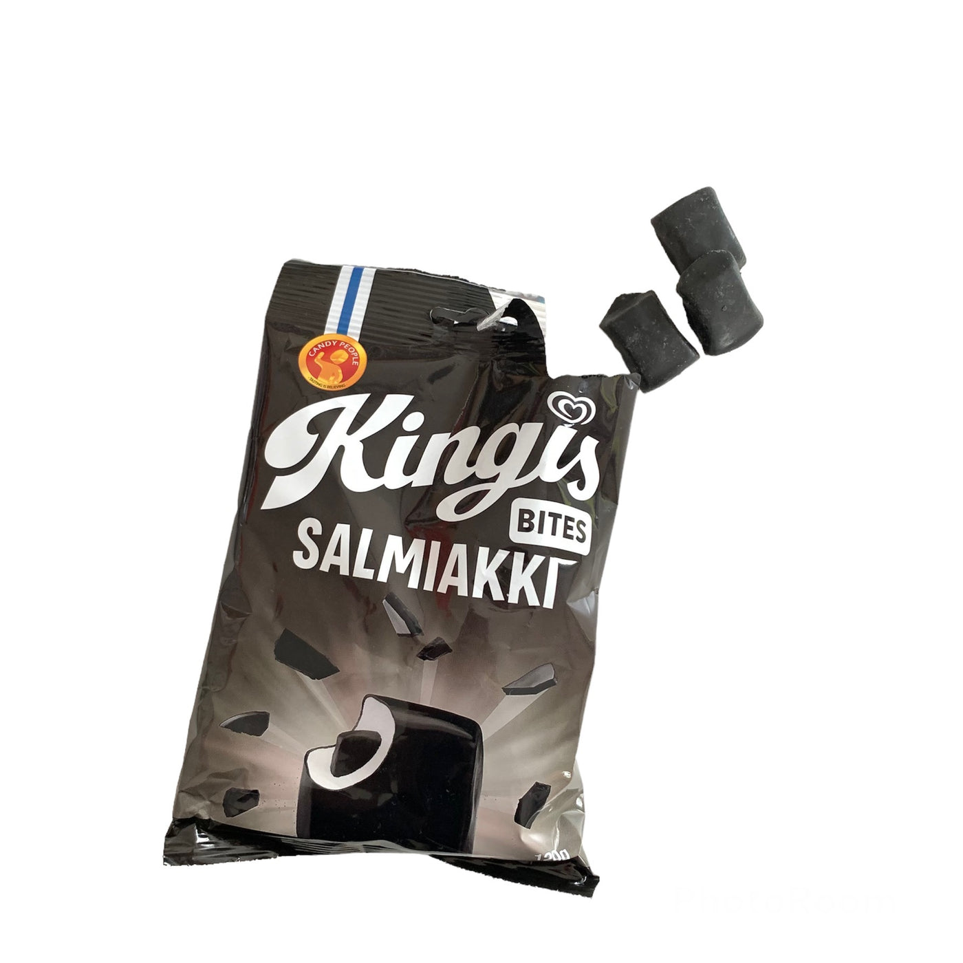 Kingis Salmiakki- Lakritze _Ihr sucht süßes Lakritz aus Holland? Hier findet Ihr leckere süße Lakritz und viele weitere Sorten. Von Süß bis Salzig, von Vegan bis Zuckerfrei. Kräftig, mild, süßlich, salzig, einfach lecker! Jetzt süßes Lakritz online bestellen in deinem Lakritz Online Shop | Dropje lekker Lakritz.