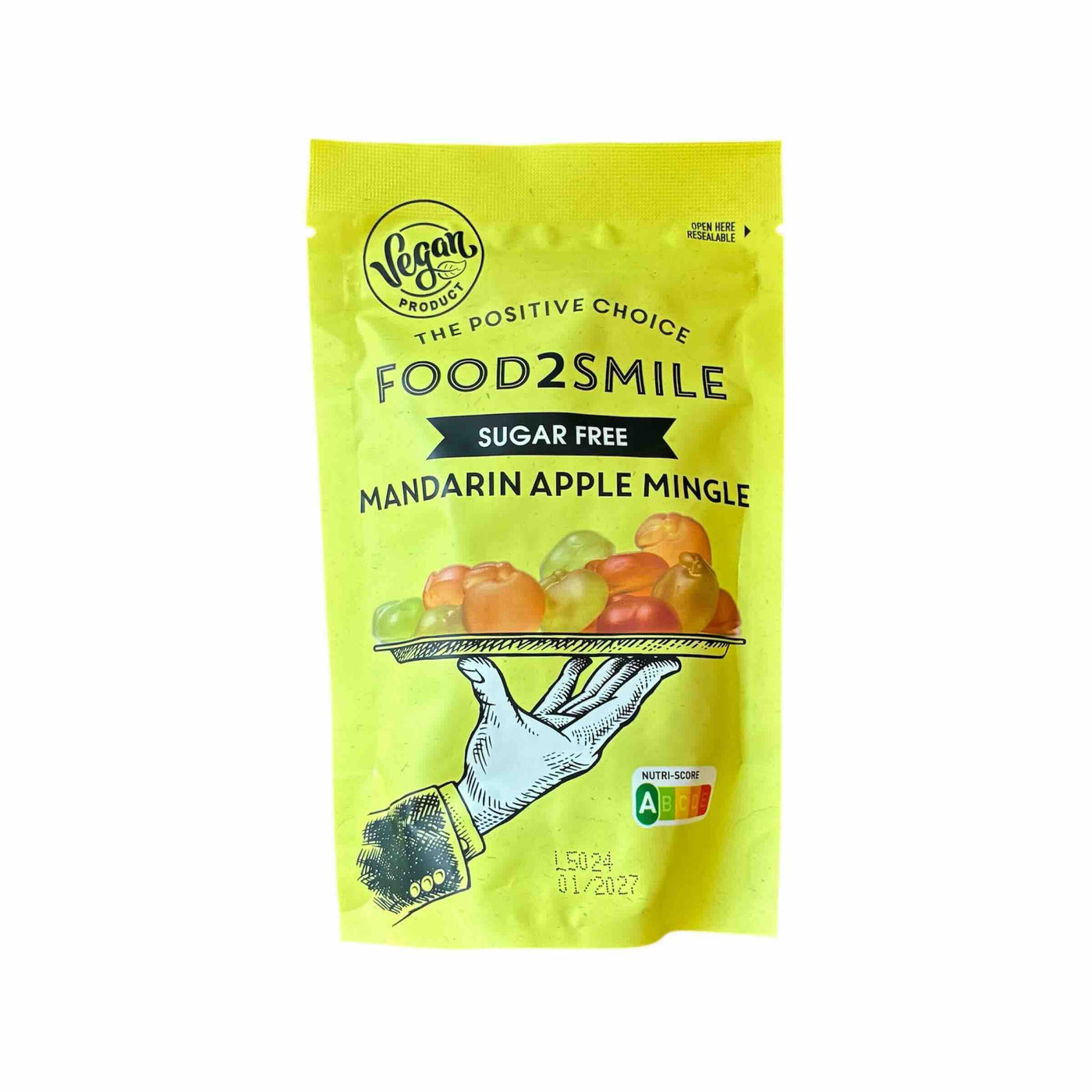 Food2smile Mandarine apple Single _Ihr sucht süßes Lakritz aus Holland? Hier findet Ihr leckere süße Lakritz und viele weitere Sorten. Von Süß bis Salzig, von Vegan bis Zuckerfrei. Kräftig, mild, süßlich, salzig, einfach lecker! Jetzt süßes Lakritz online bestellen in deinem Lakritz Online Shop | Dropje lekker Lakritz.