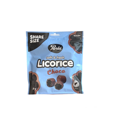 Panda soft&fresh Licorice Choco (Beutel groß) _Ihr sucht süßes Lakritz aus Holland? Hier findet Ihr leckere süße Lakritz und viele weitere Sorten. Von Süß bis Salzig, von Vegan bis Zuckerfrei. Kräftig, mild, süßlich, salzig, einfach lecker! Jetzt süßes Lakritz online bestellen in deinem Lakritz Online Shop | Dropje lekker Lakritz.