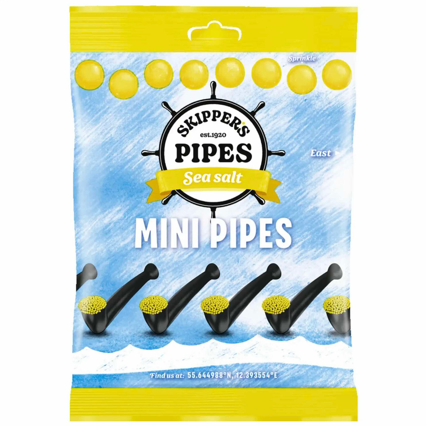 Lakritz-Pfeifen, gelb salzig, Skippers Pipes