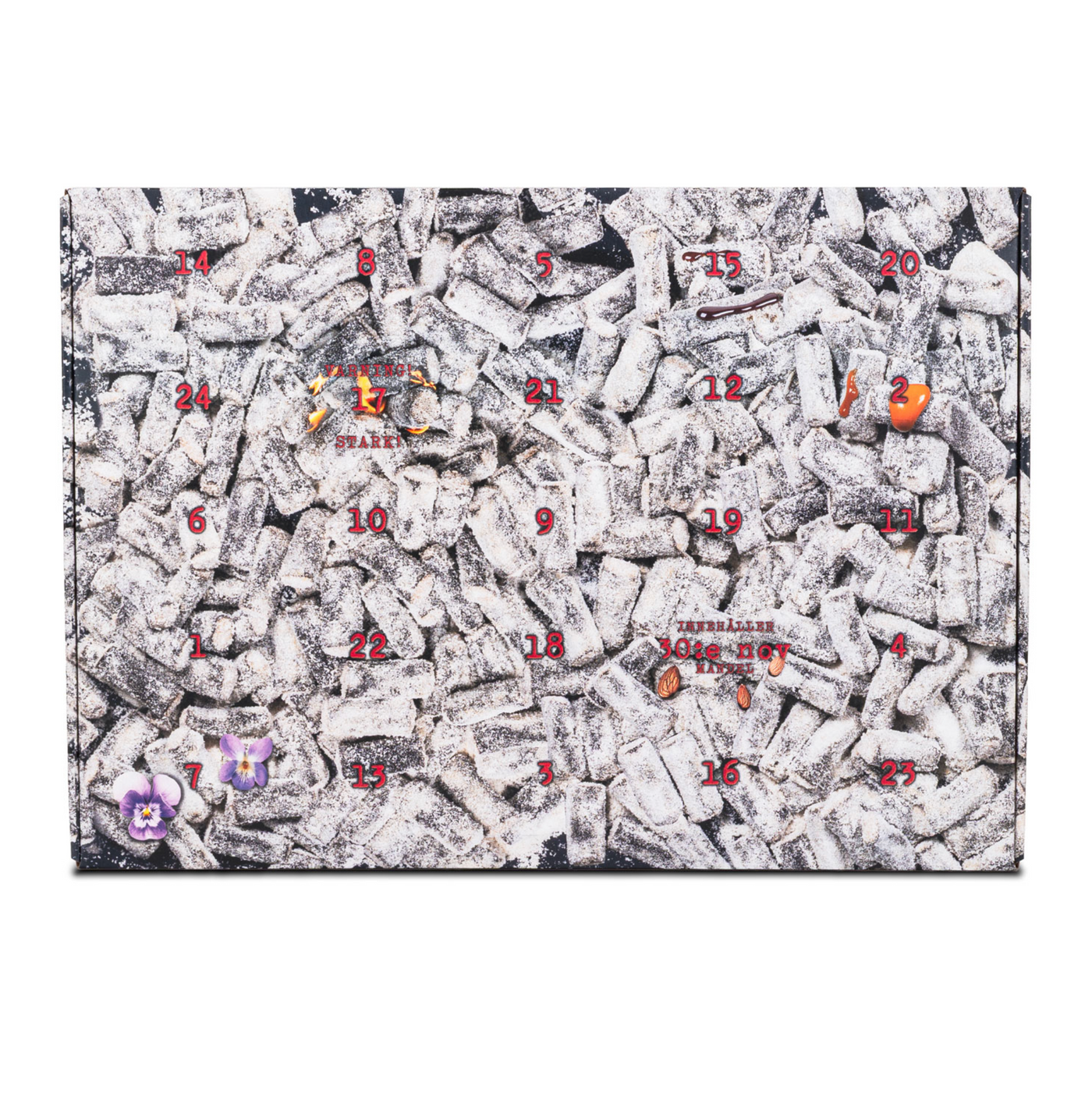 Adventskalender, verrücktes Schwedenlakritz, Haupt Lakrids