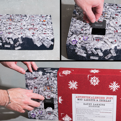 Adventskalender, verrücktes Schwedenlakritz, Haupt Lakrids