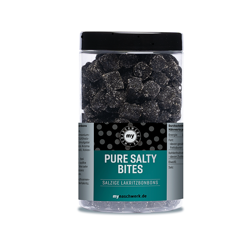 Pure Salty Bites, Salzlakritze (groß 300gr)