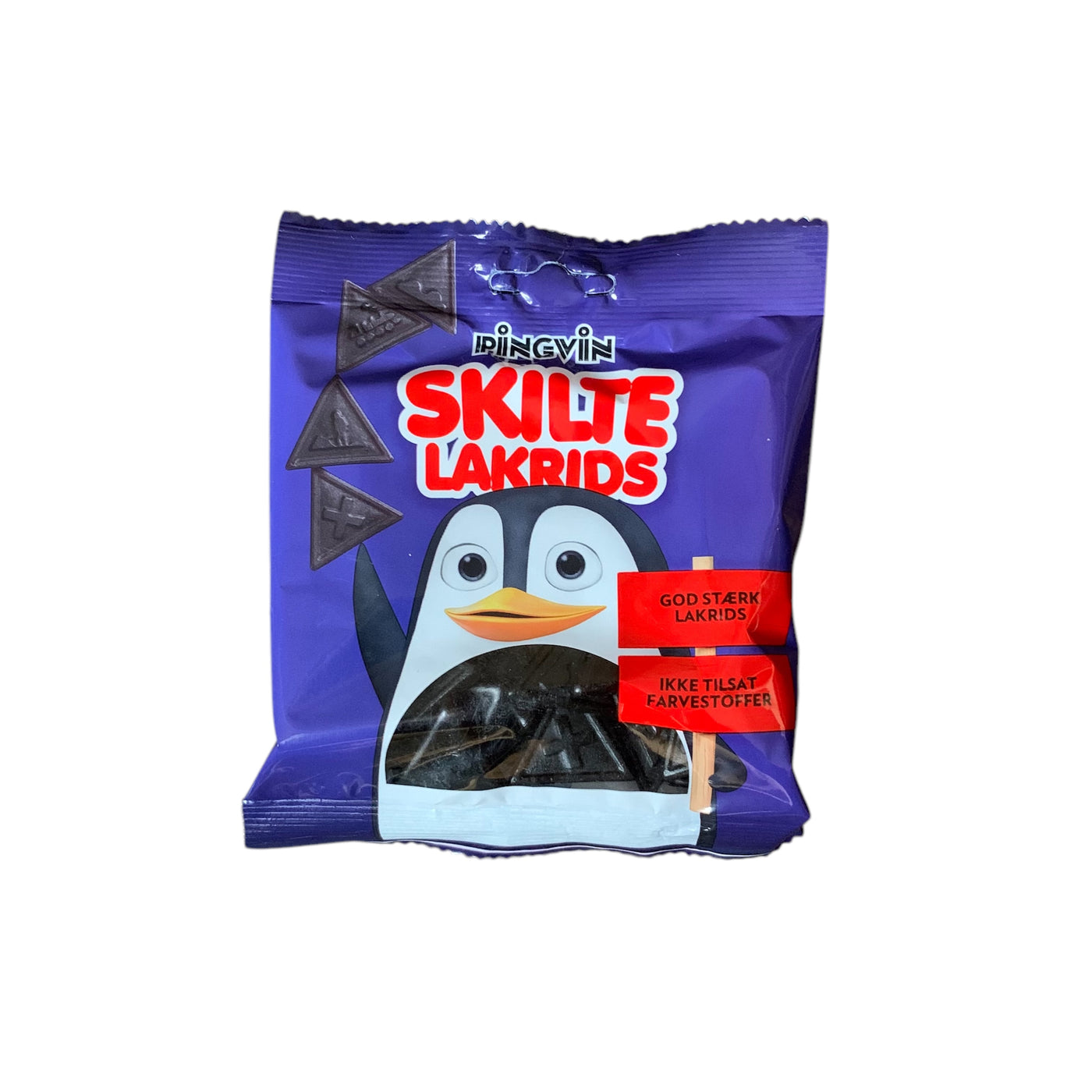 Toms, Pingvin Skilte Lakrids, kräftiges Salzlakritz, Tüte