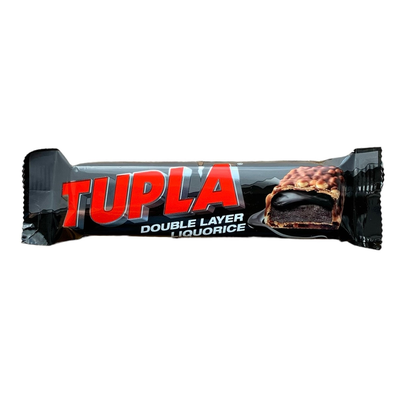Tupla double Layer Lakritz Riegel _Ihr sucht süßes Lakritz aus Holland? Hier findet Ihr leckere süße Lakritz und viele weitere Sorten. Von Süß bis Salzig, von Vegan bis Zuckerfrei. Kräftig, mild, süßlich, salzig, einfach lecker! Jetzt süßes Lakritz online bestellen in deinem Lakritz Online Shop | Dropje lekker Lakritz.