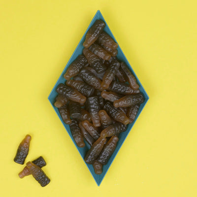 Cola-Lakritz-Flaschen – weiches Fruchtgummi mit Cola- und Lakritzgeschmack im Sparset