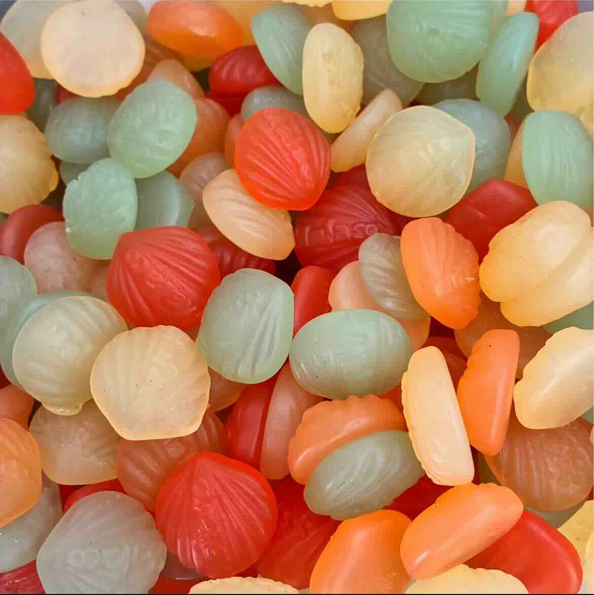 _ Fruchtige Muscheln (ohne Lakritz)
