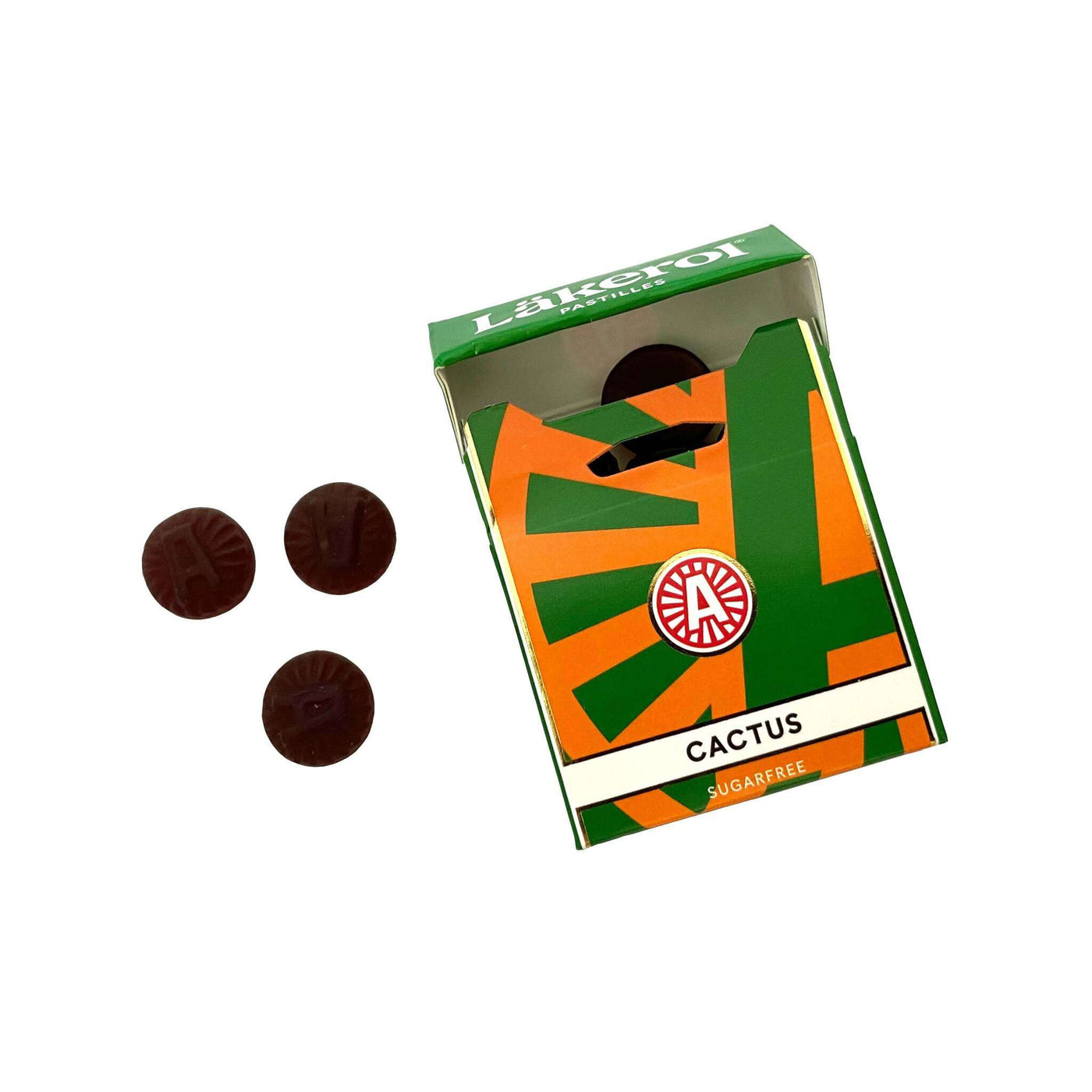 Schachtel: Läkerol Cactus, Zuckerfrei