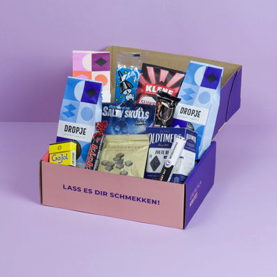 Lakritz Überraschungsbox M mit 12 verschiedenen Sorten, ideal als Geschenk für Lakritzliebhaber
