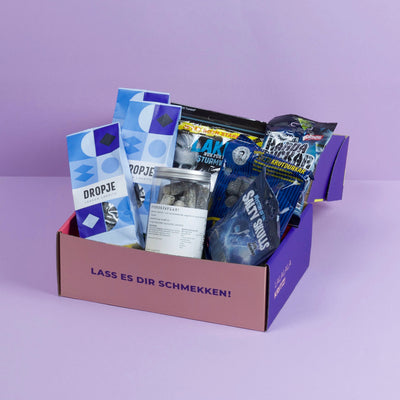 Intensive Lakritzreise mit doppelt salzigen Sorten – Geschenkbox für Erwachsene mit Geschmackskick