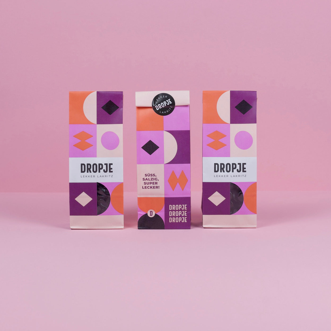 Bestseller roze Tueten Lakritz von Dropje