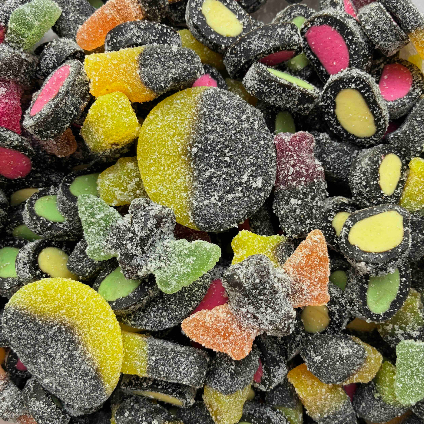 Mischung Sauer fruchtig Lakritz