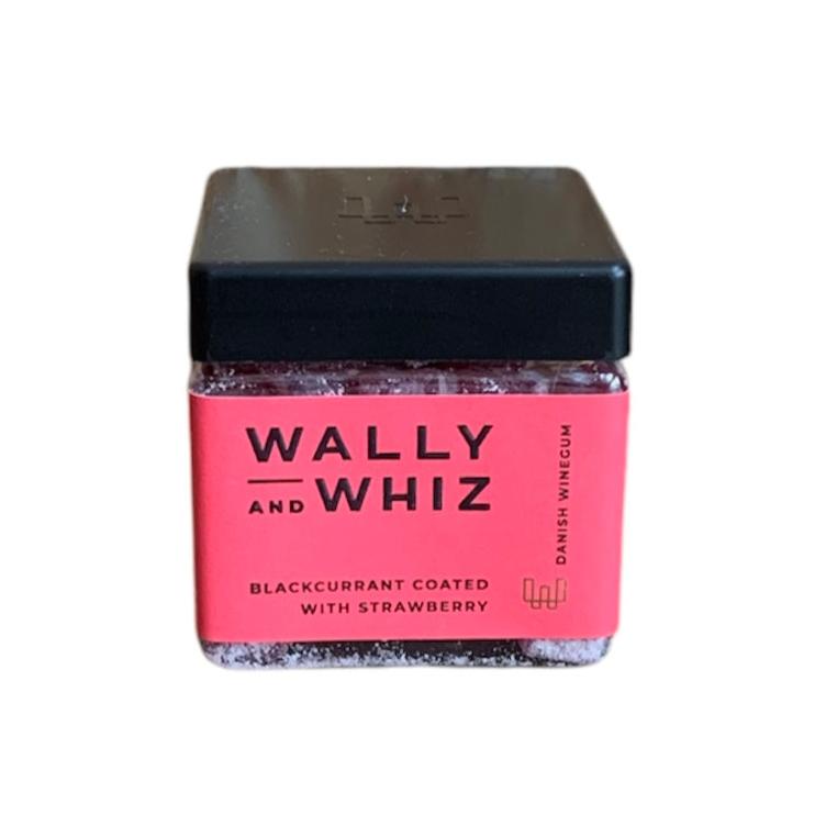 Wally and Whiz, schwarze Johannisbeere und Erdbeere, Dose rot
