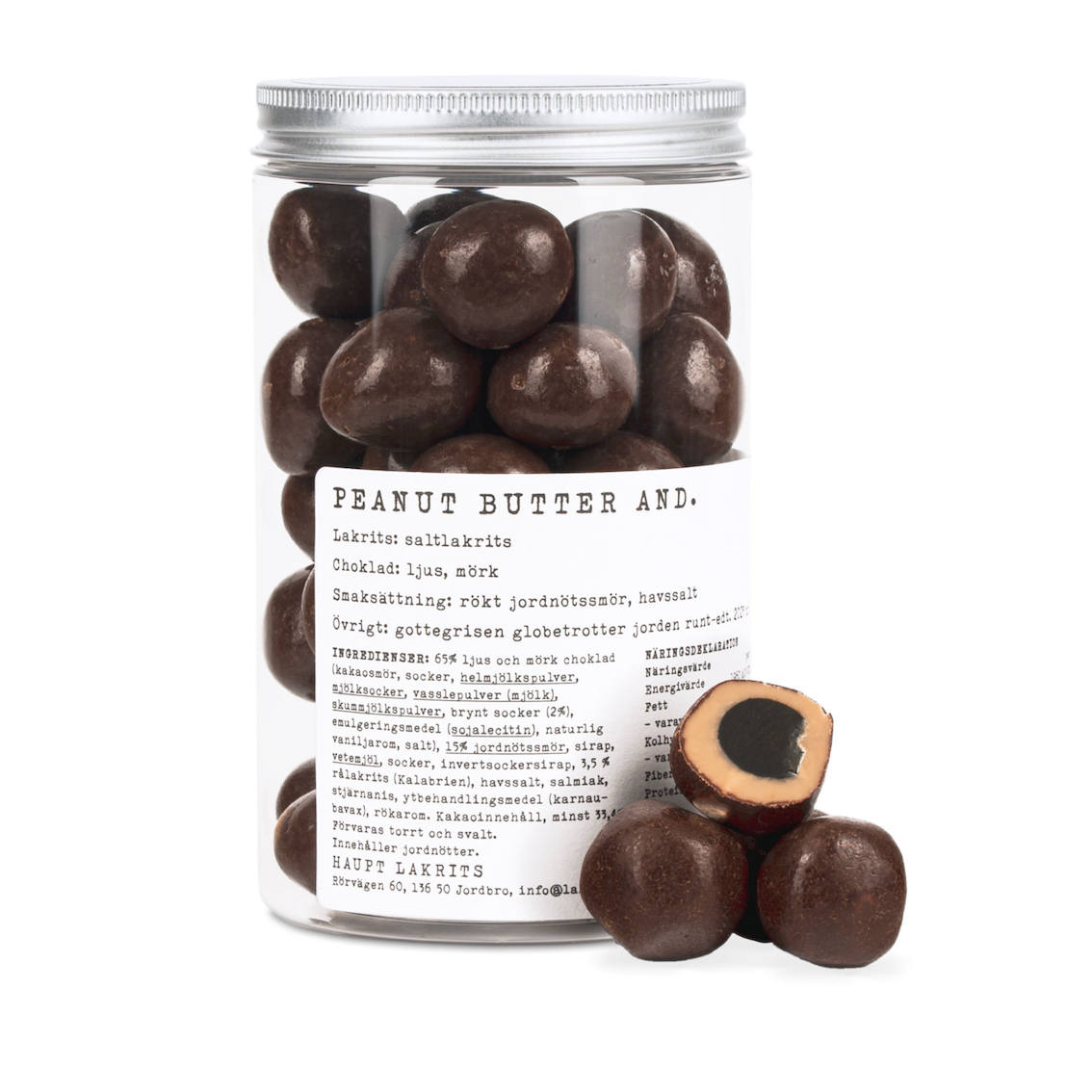 Haupt Peanut Butter, Lakritz geräucherte Erdnussbutter und Meersalz Lakritze _Ihr sucht süßes Lakritz aus Holland? Hier findet Ihr leckere süße Lakritz und viele weitere Sorten. Von Süß bis Salzig, von Vegan bis Zuckerfrei. Kräftig, mild, süßlich, salzig, einfach lecker! Jetzt süßes Lakritz online bestellen in deinem Lakritz Online Shop | Dropje lekker Lakritz