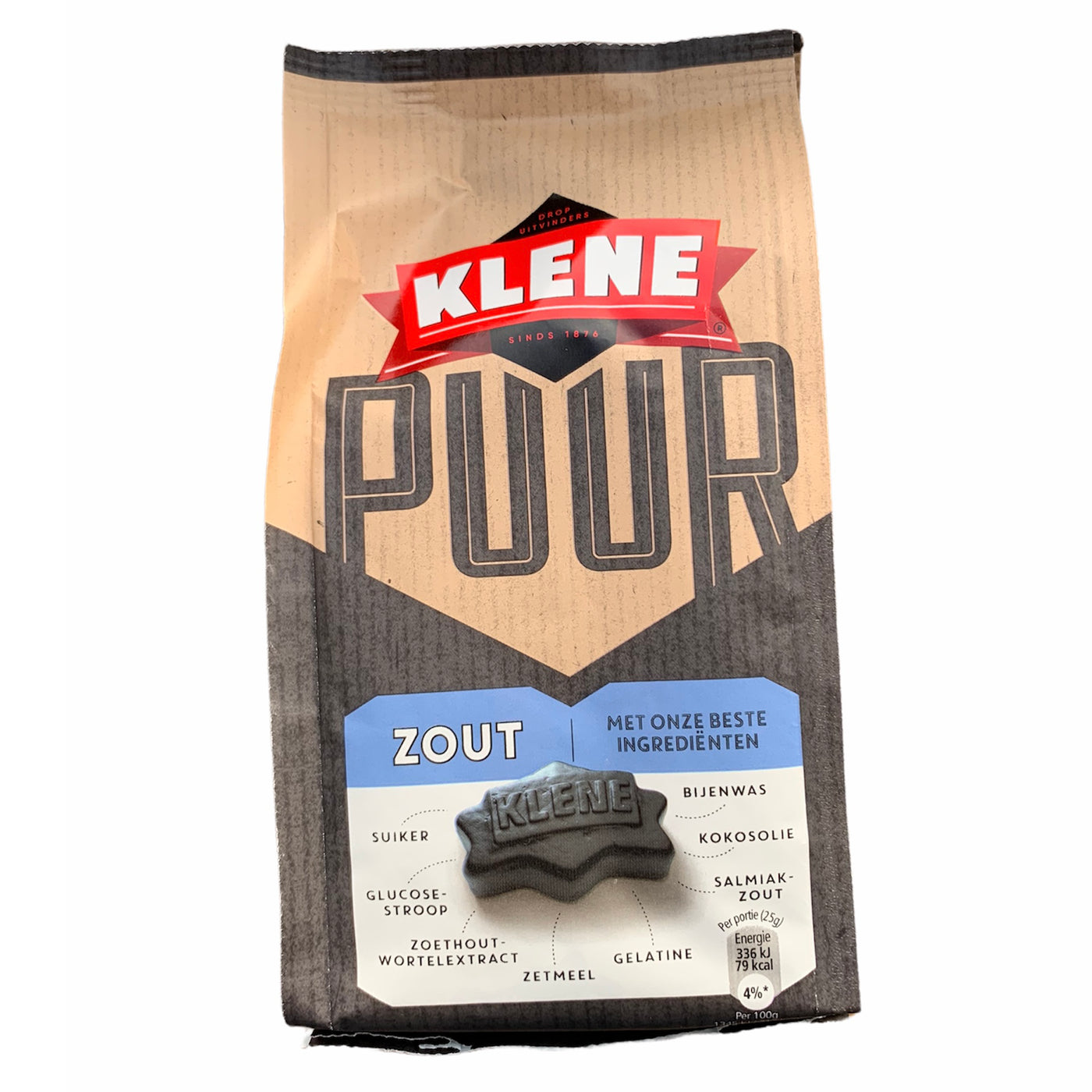 Klene Puur Zout Lakritze. Ihr sucht süßes Lakritz aus Holland? Hier findet Ihr leckere süße Lakritz und viele weitere Sorten. Von Süß bis Salzig, von Vegan bis Zuckerfrei. Kräftig, mild, süßlich, salzig, einfach lecker! Jetzt süßes Lakritz online bestellen in deinem Lakritz Online Shop | Dropje lekker Lakritz.