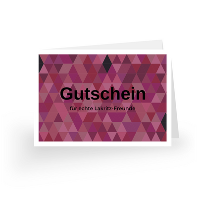 Lakritz Gutschein