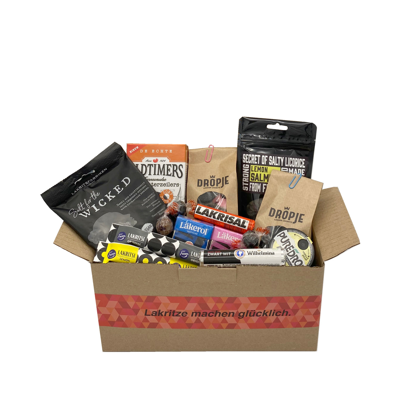 Vegan Lakritzbox Lakritze. Ihr sucht süßes Lakritz aus Holland? Hier findet Ihr leckere süße Lakritz und viele weitere Sorten. Von Süß bis Salzig, von Vegan bis Zuckerfrei. Kräftig, mild, süßlich, salzig, einfach lecker! Jetzt süßes Lakritz online bestellen in deinem Lakritz Online Shop | Dropje lekker Lakritz.